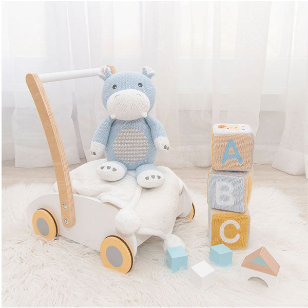 Living Textiles Whimsical Softie Toy Henry The Hippo
