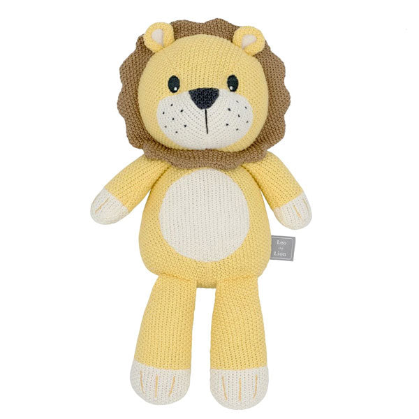 Living Textiles Whimsical Softie Toy Leo The Lion