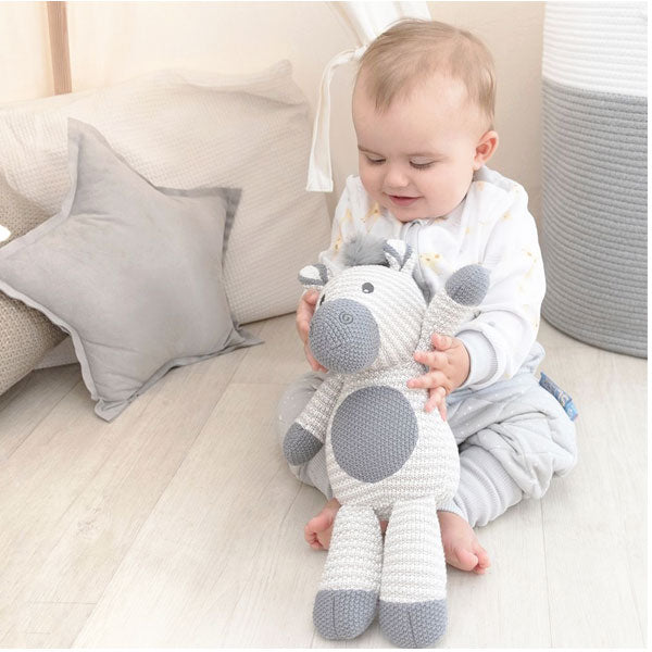 Living Textiles Whimsical Softie Toy Zac The Zebra