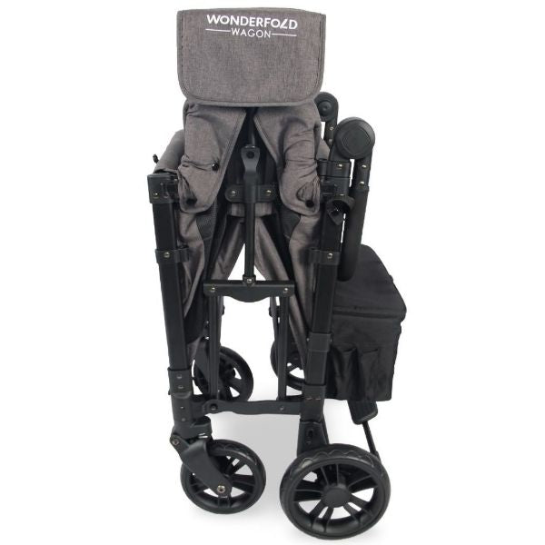 Wonderfold W2 Elite Double Wagon Charcoal Grey with Black Frame