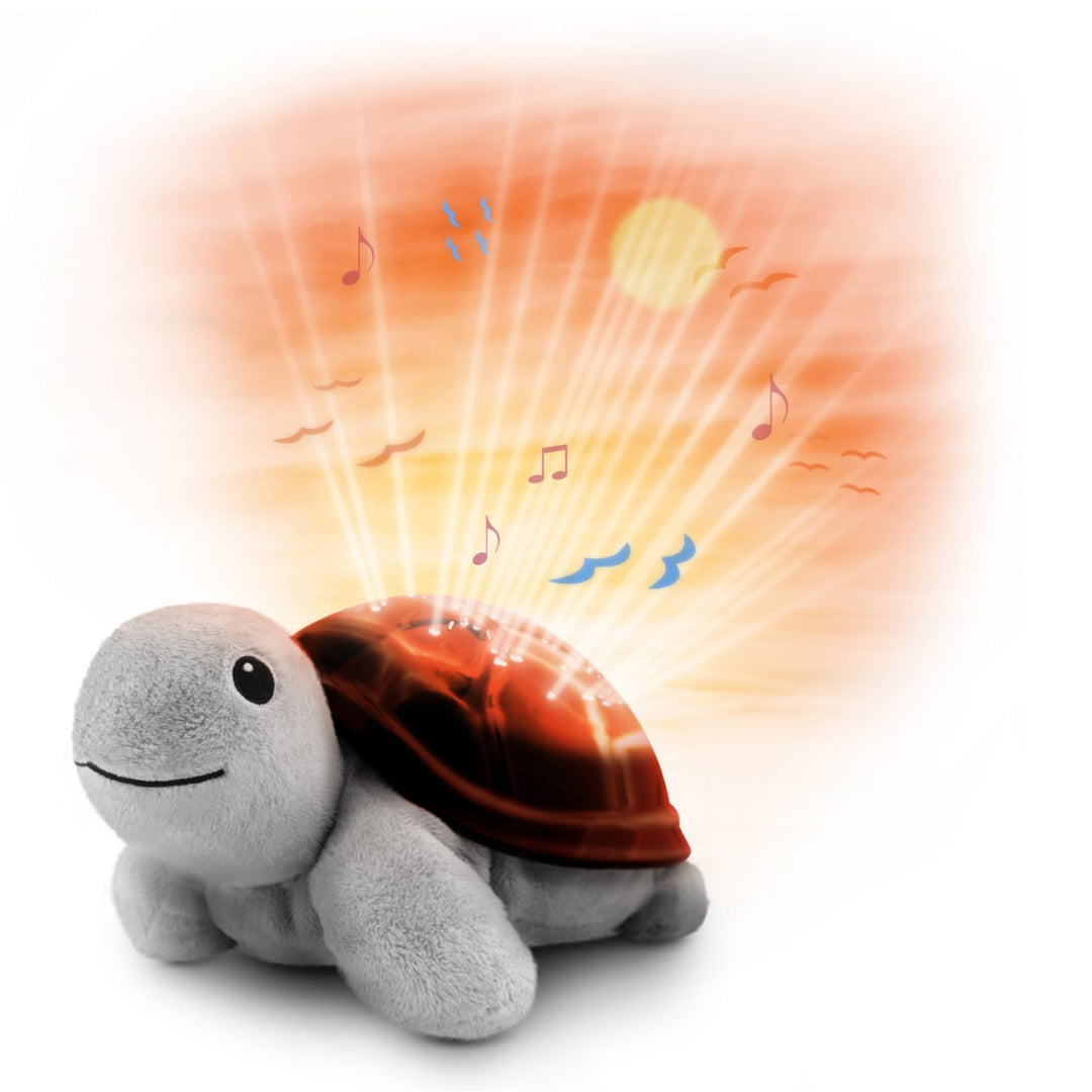 ZAZU Tim the Turtle Moving Sunset Projector with Melodies