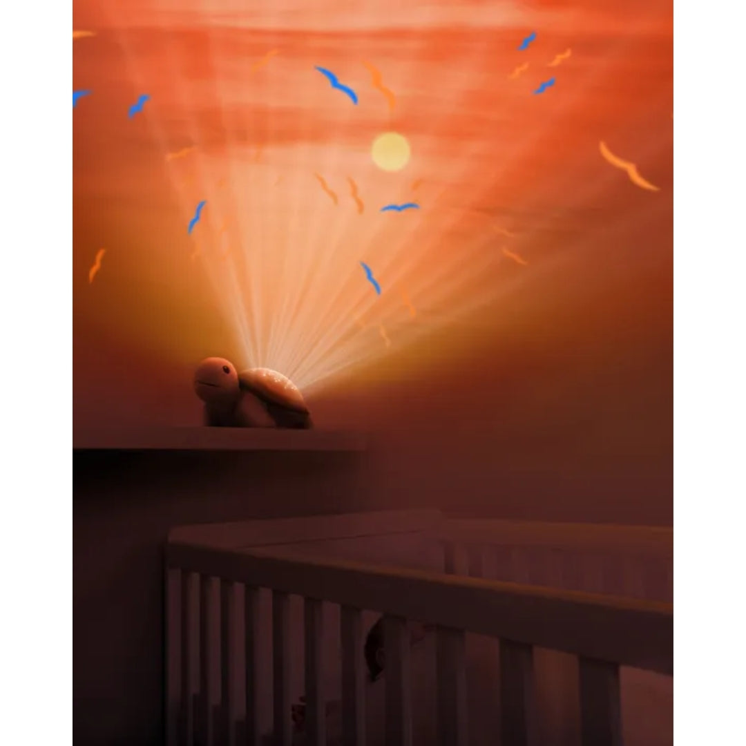 ZAZU Tim the Turtle Moving Sunset Projector with Melodies